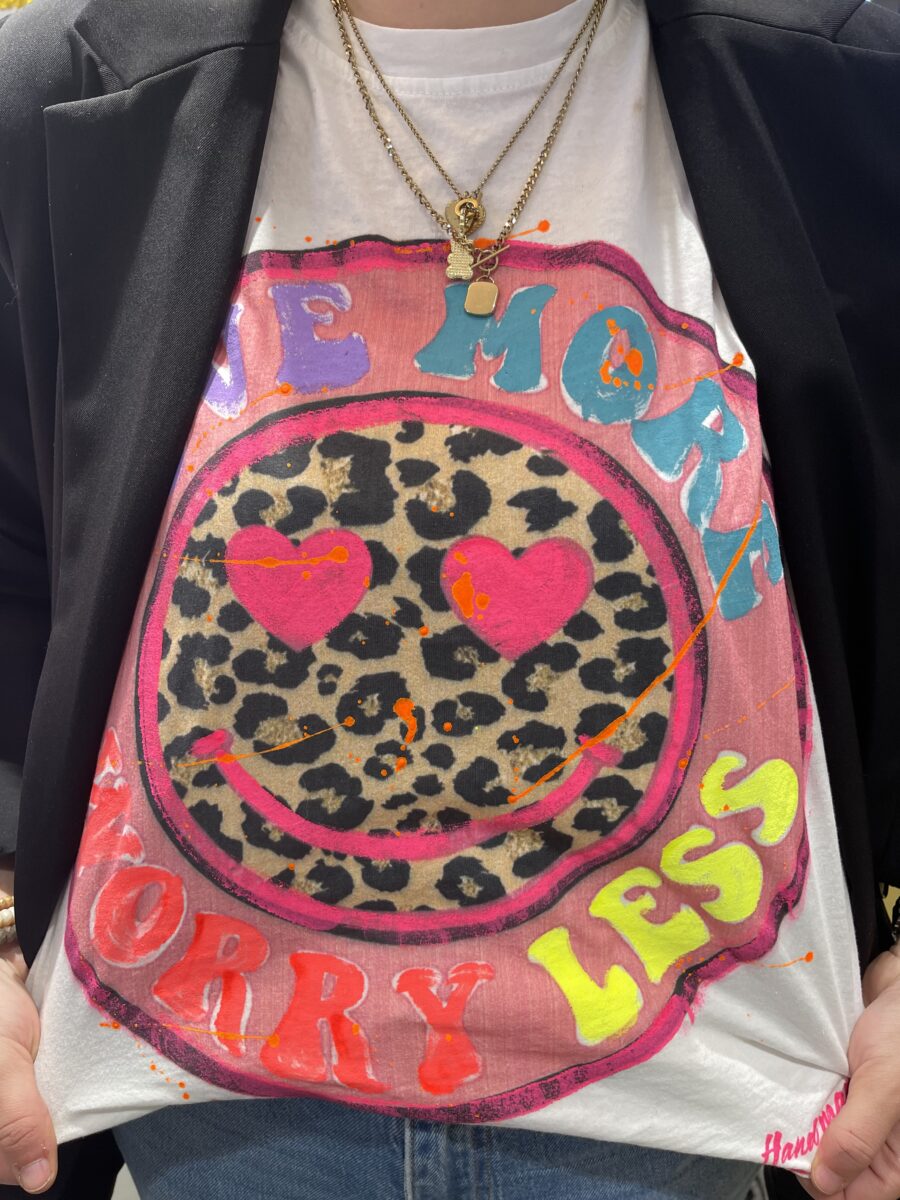 Handbemalt Leo Neon