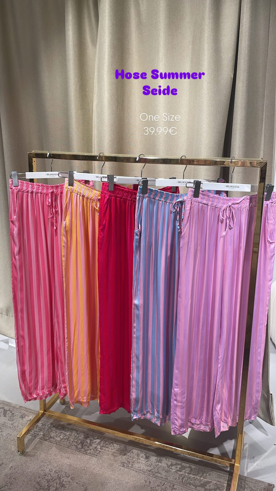 Hose Summer Seide