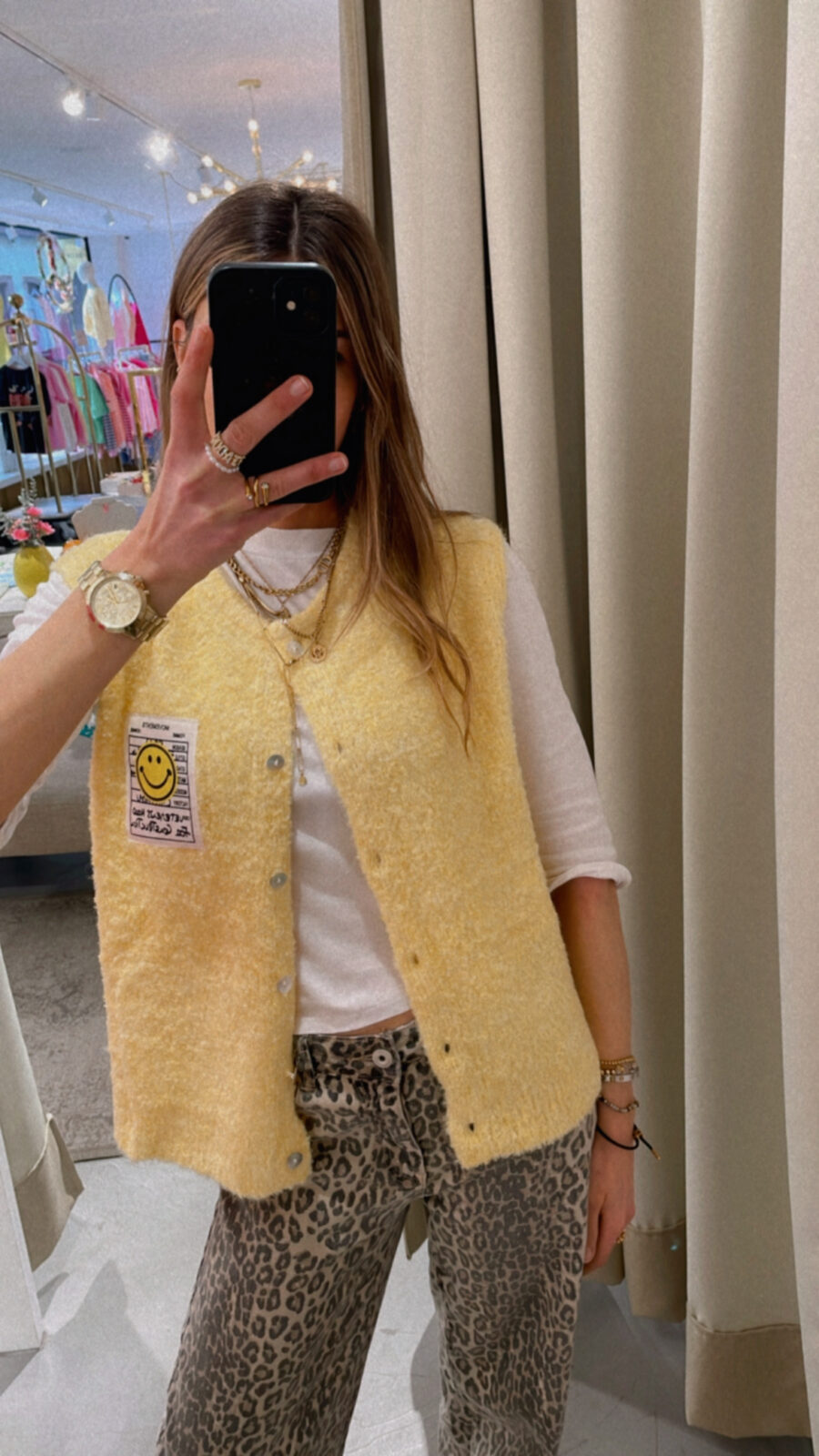 Strickweste Smiley – Bild 2