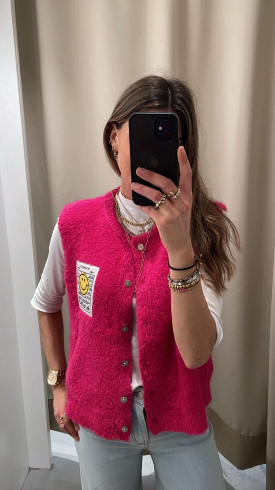 Strickweste Smiley – Bild 4