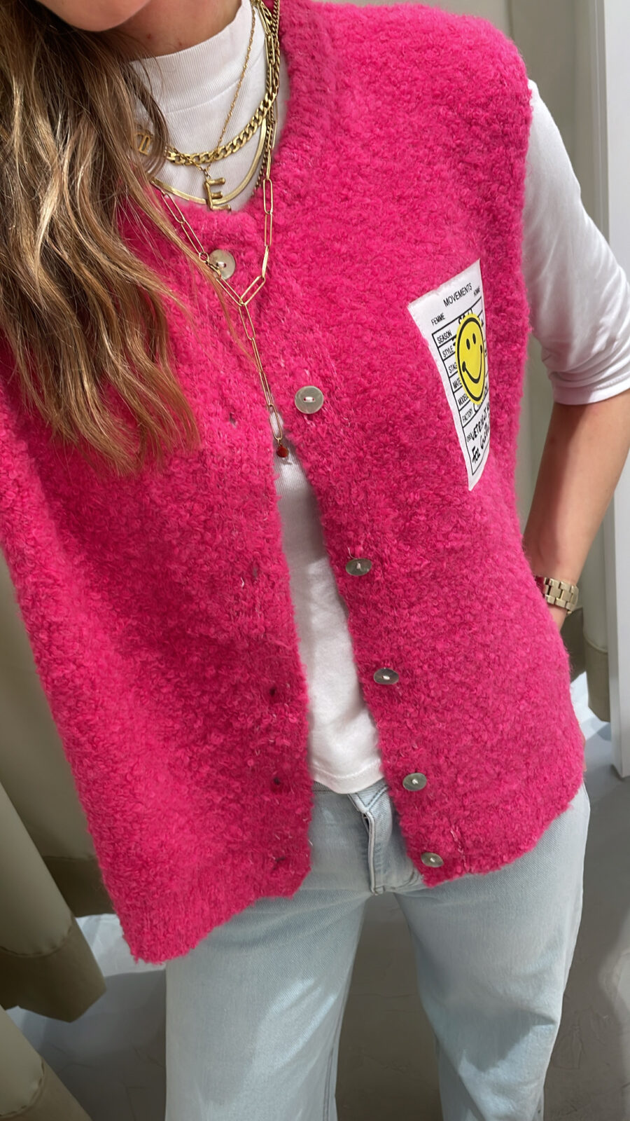 Strickweste Smiley – Bild 5