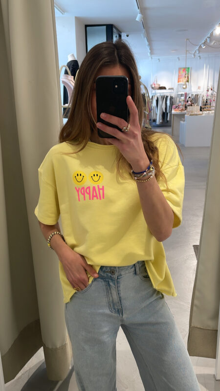 Sweatshirt HAPPY kurzarm