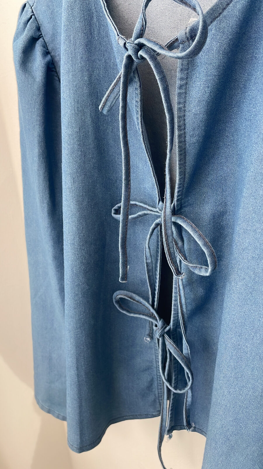 Jeans Bluse Schleifen – Bild 3