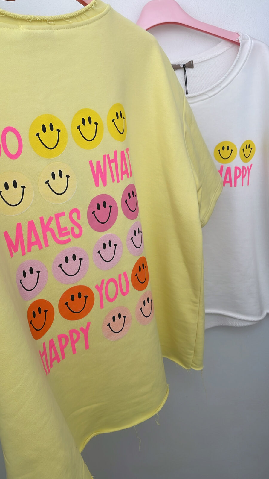 Sweatshirt HAPPY kurzarm – Bild 6