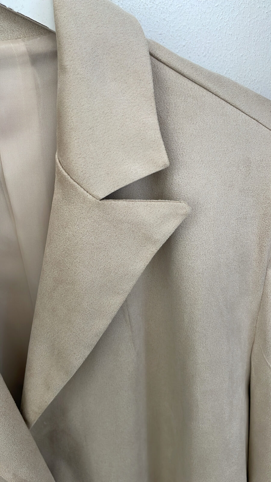 Blazer Wildleder Beige – Bild 3