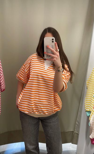 Sweatshirt Streifen