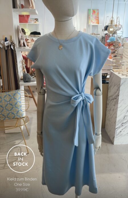 Basic Kleid zum Binden