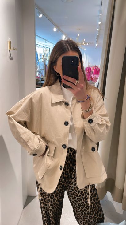 Jacke Beige