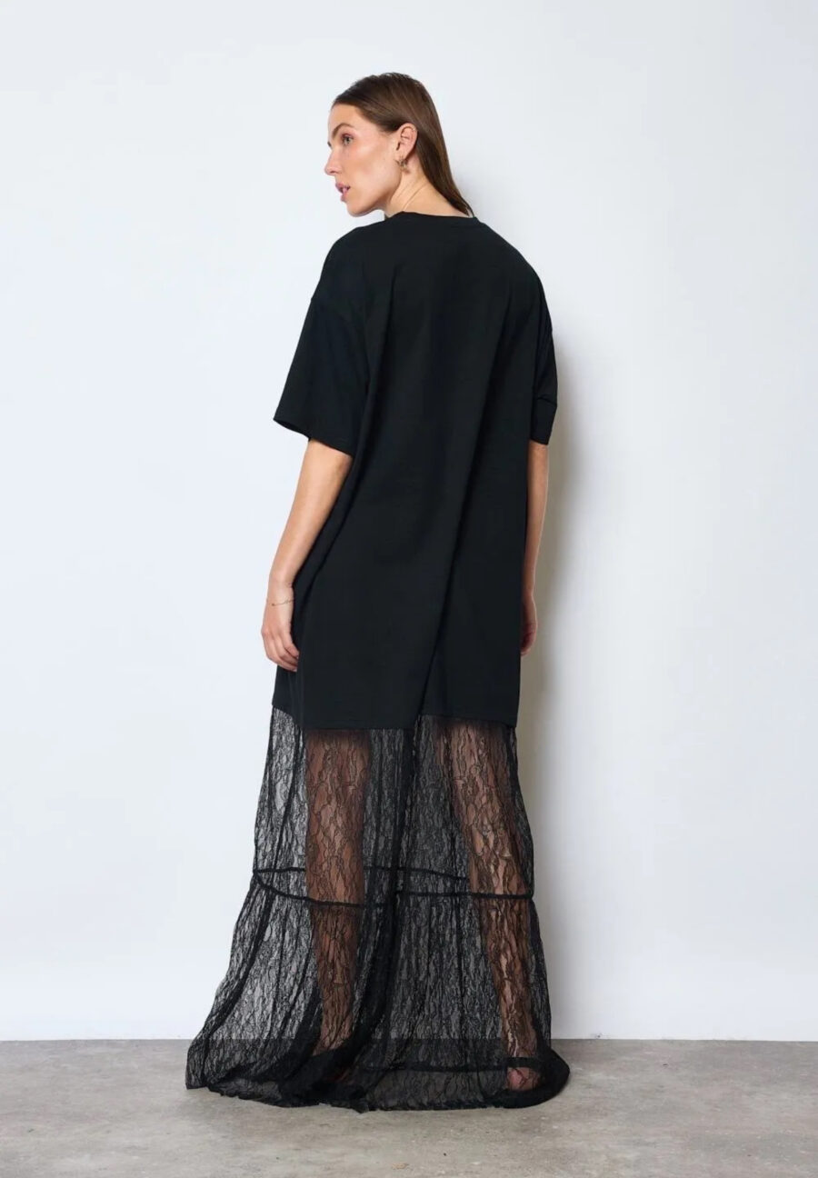 Kleid Schwarz Spitze – Bild 3