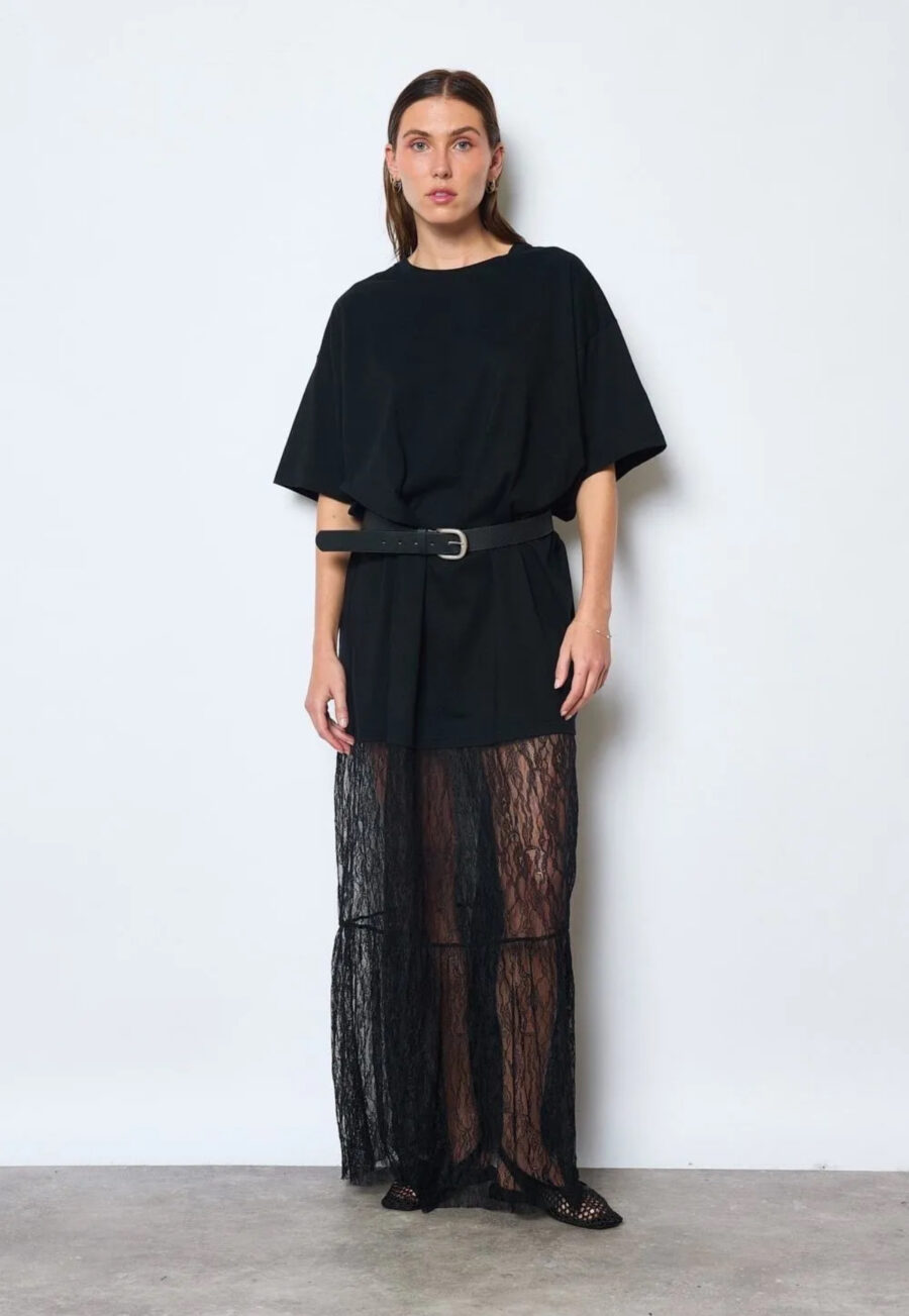Kleid Schwarz Spitze