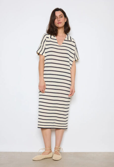 Strickkleid Streifen Maritim