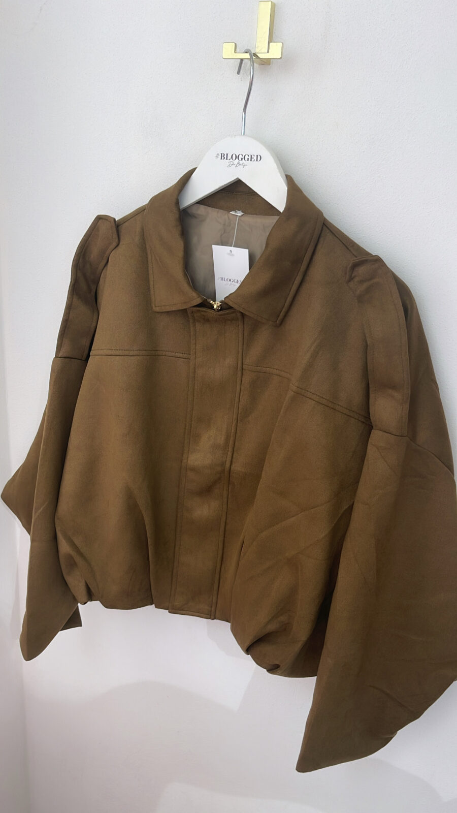 Jacke Velours BRAUN