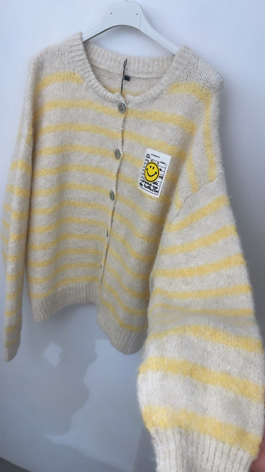 Cardigan Streifen Smiley – Bild 2