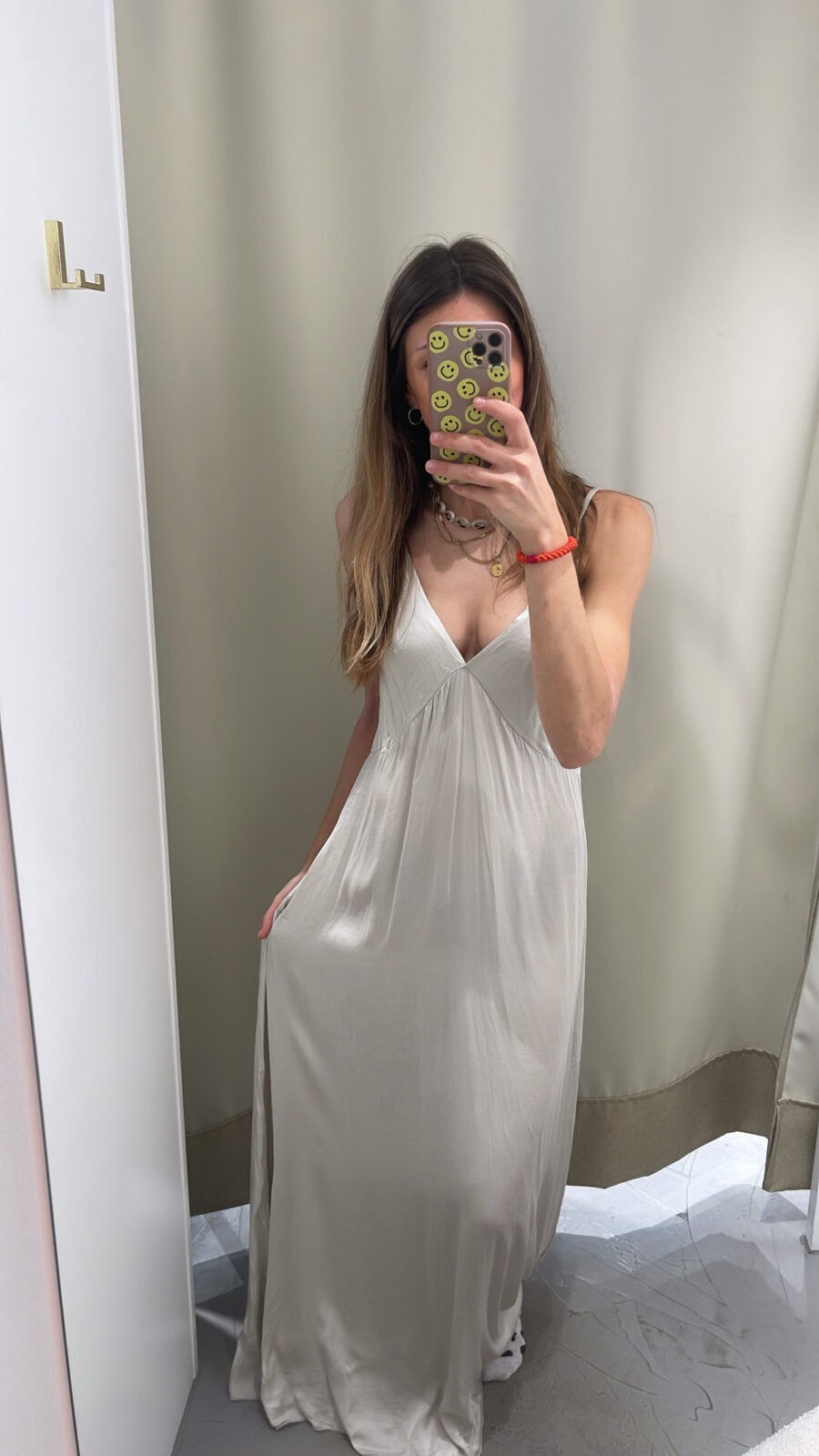 Satin Kleid – Bild 2