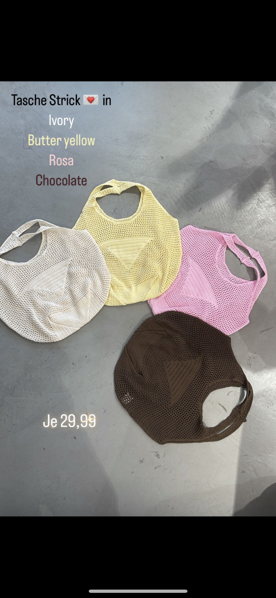 Tasche Strick
