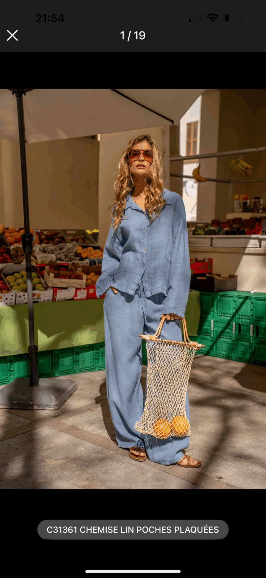 Leinenbluse – Bild 3