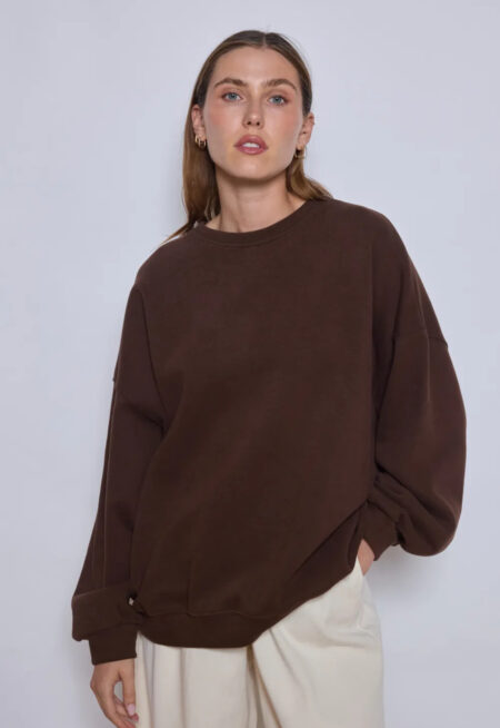 Sweatshirt Braun