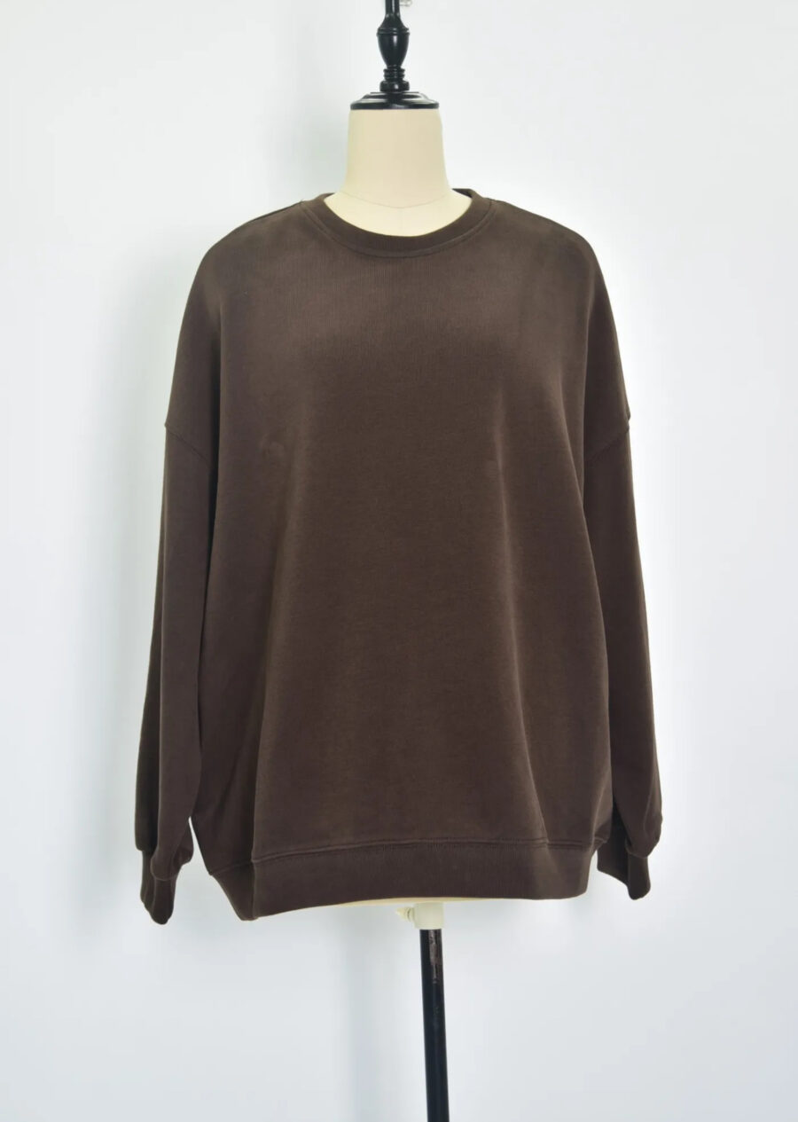 Sweatshirt Braun – Bild 4