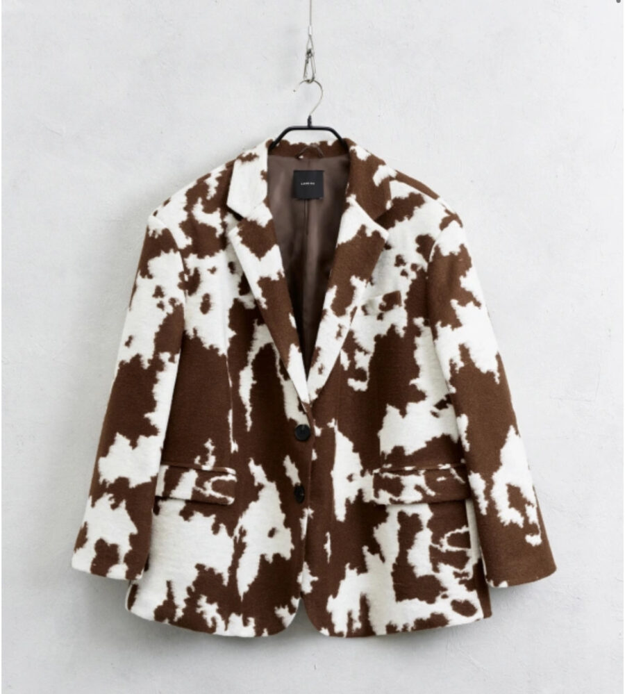 Oversize Blazer Cow Print – Bild 2