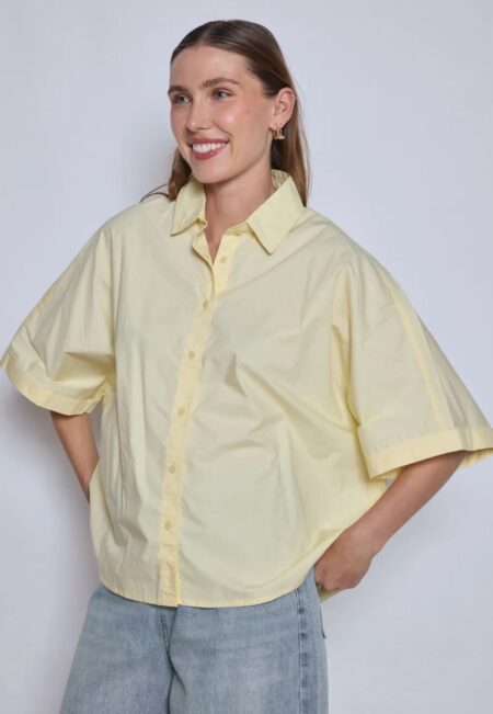 Bluse Oversize Butter Yellow