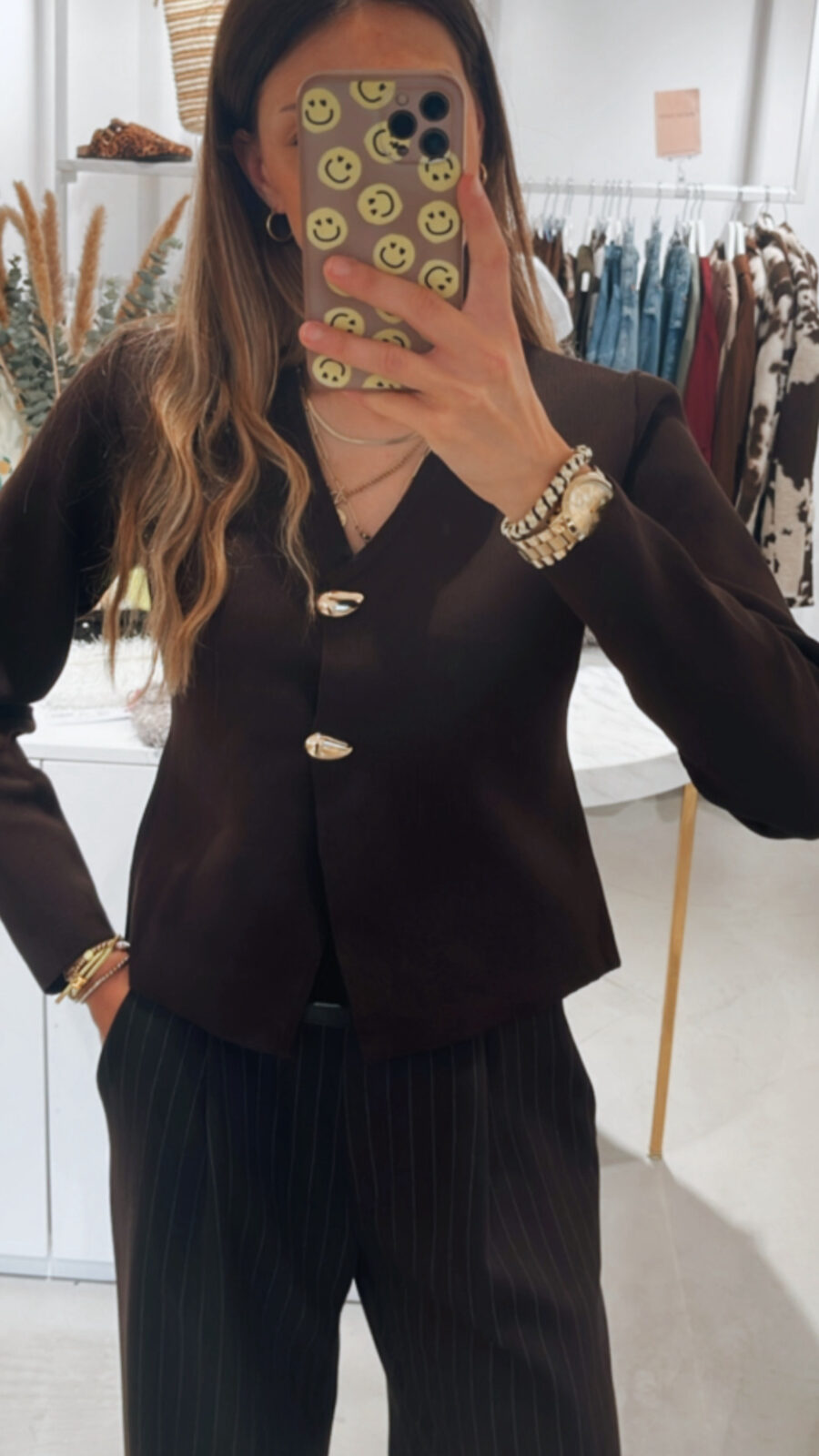 Cardigan Braun – Bild 2