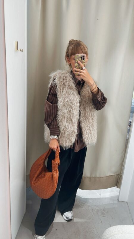 Weste Fake Fur Fluffy