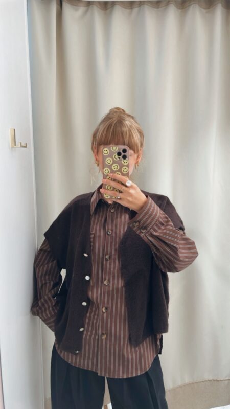 Bluse Braun