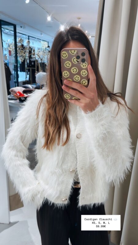 Knitted Cardigan Offwhite