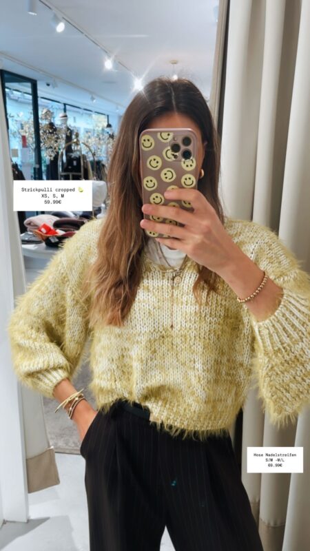 Knitted Sweater Lime
