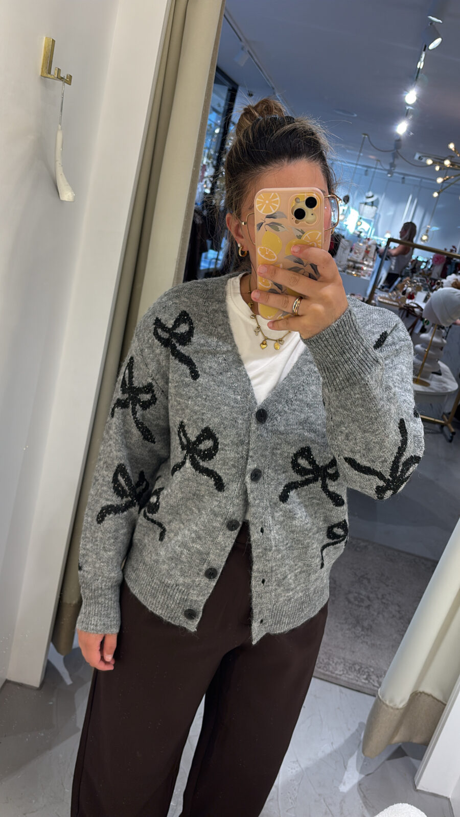 Cardigan Schleife