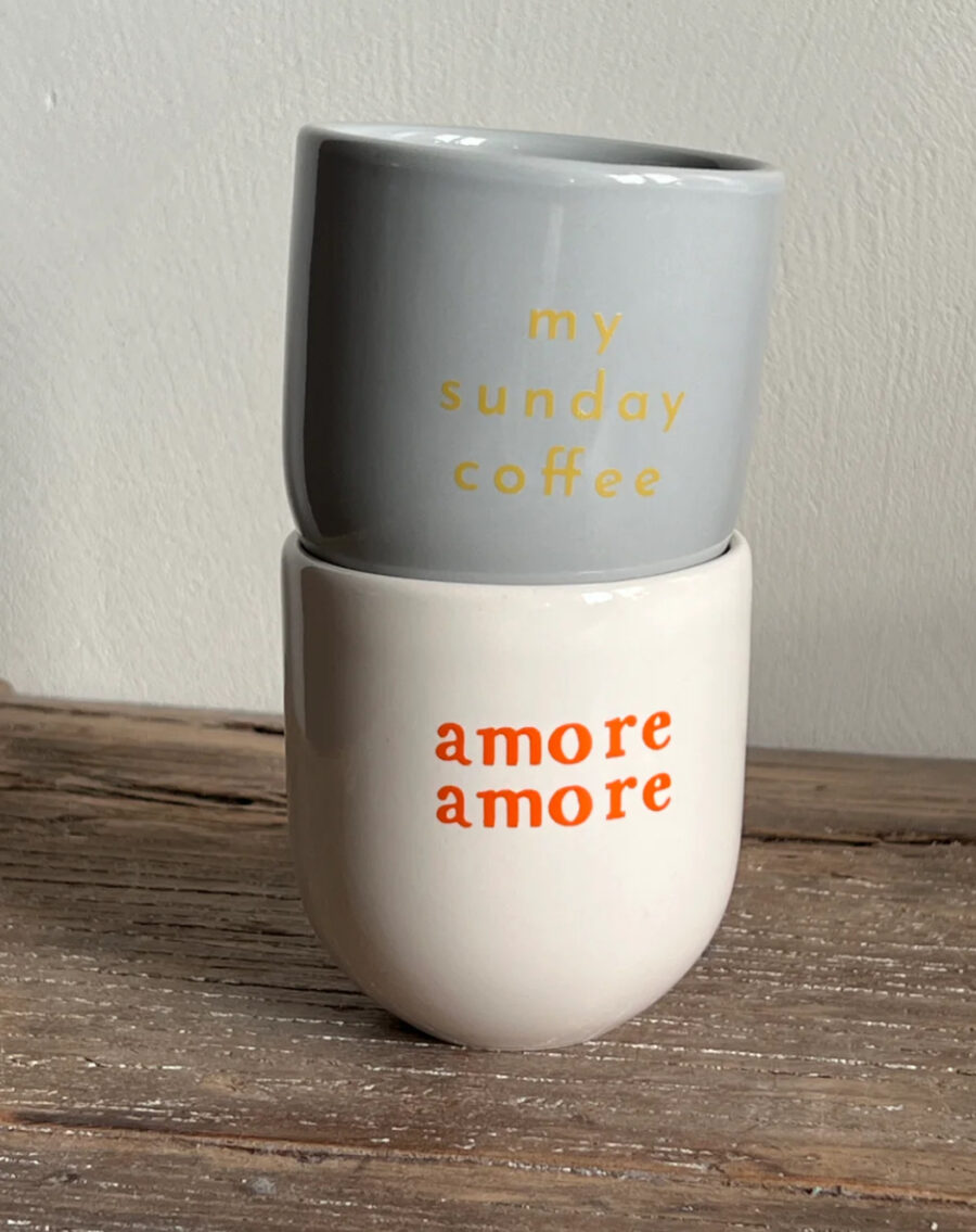 SiSi Cup MY SUNDAY COFFEE Grau – Bild 3