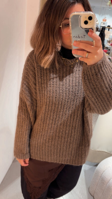 Oversize Pullover Wolle