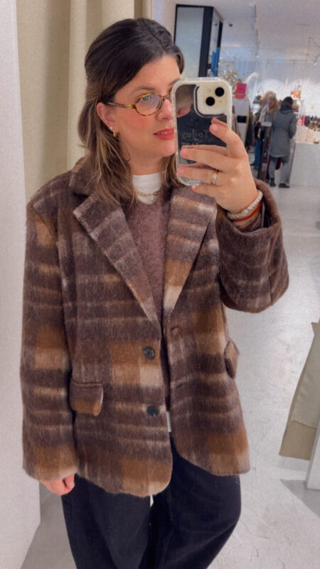Blazer Wolle Kariert