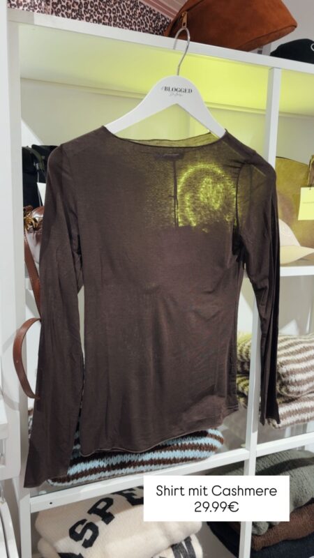 Langarm Shirt Cashmere